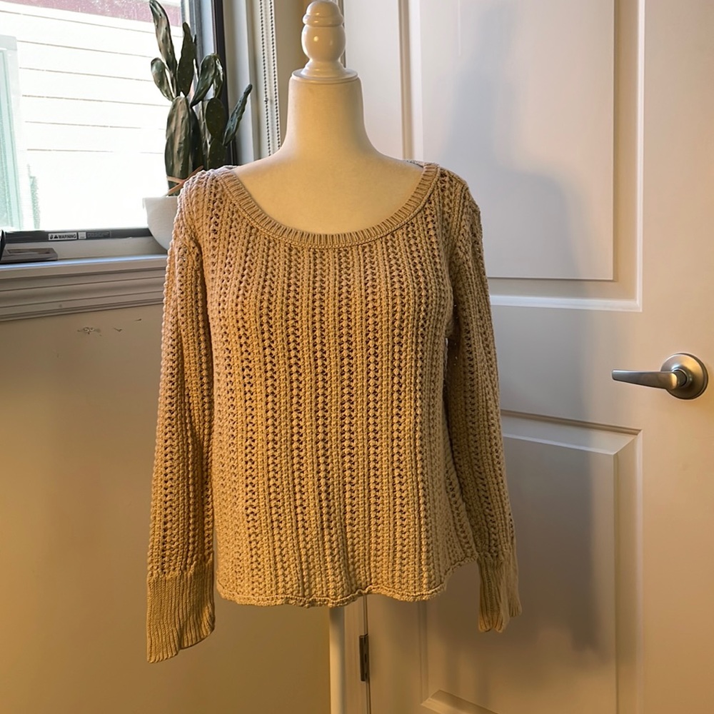 Calypso St. Barth crew neck cable knit sweater